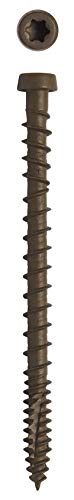Big Timber CD10234WAL #10 x 2-3/4 in. Walnut Star Drive Trim Head Composite Deck Screw 1750 Pack